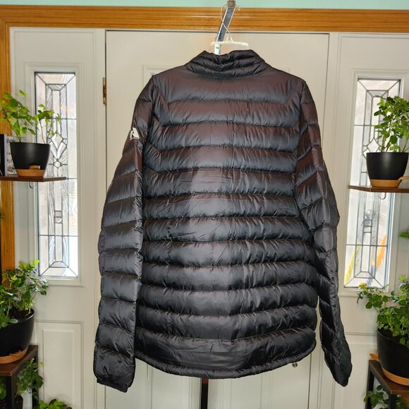 NWT!! Men's Eddie Bauer Down Pertex Quantum First Ascent Puffer Jacket BLACK - Picture 2 of 12